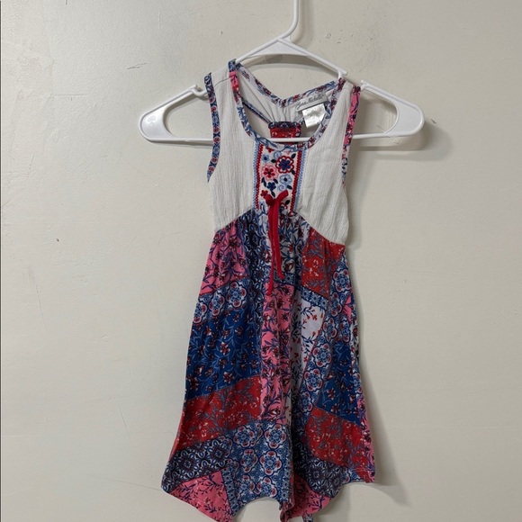 Jona Michelle Pink and Blue Floral Dress - Picture 1 of 2